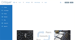 Desktop Screenshot of critiquer.com